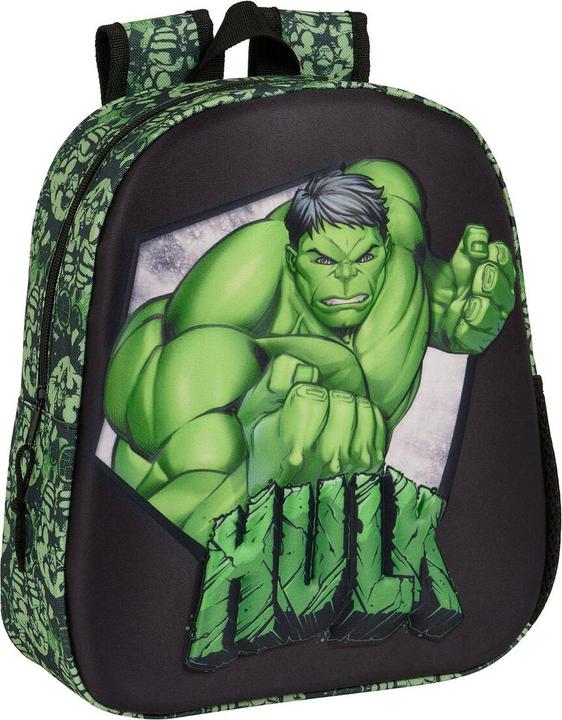Image du produit Hulk Sac à dos pour enfants 3D noir vert 27 x 33 x 10 cm