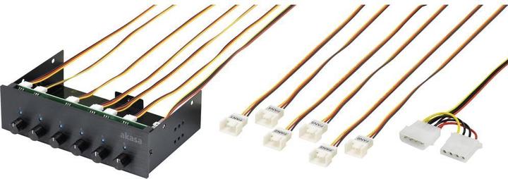 Actual product image Akasa FC.Six (6 Fan)