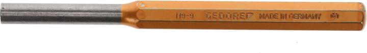 Actual product image Gedore Pin punch, 1-piece, 9 mm, steel/lacquer, silver/copper (50 mm)