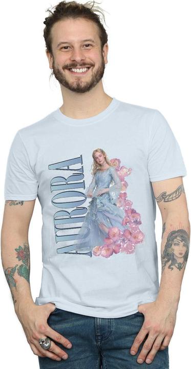 Actual product image Disney Mens Maleficent Mistress Of Evil Aurora Homage T-Shirt (XXL)