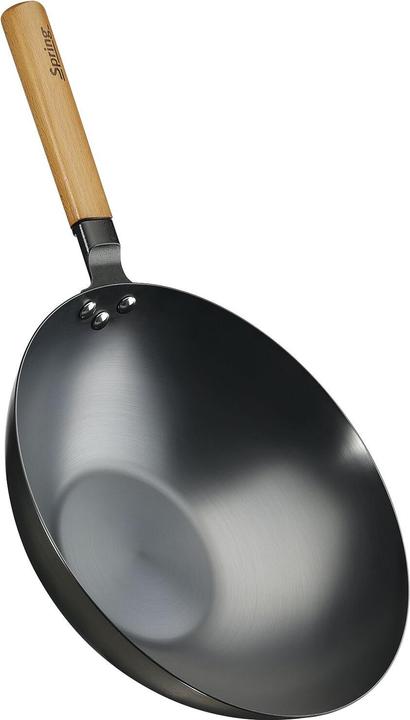 Immagine prodotto Spring Padella (30 cm, Wok, Acciaio al carbonio)