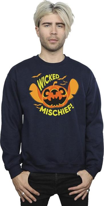 Actual product image Disney Mens Lilo And Stitch Wicked Mischief Sweatshirt (M)