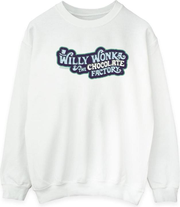 Immagine prodotto Willy Wonka & the Chocolate Factory Chocolate Factory Logo Felpa Uomo (M)