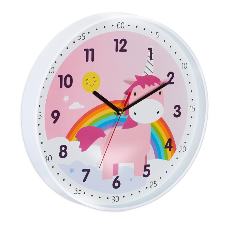 Produktbild Relaxdays Einhorn-Wanduhr