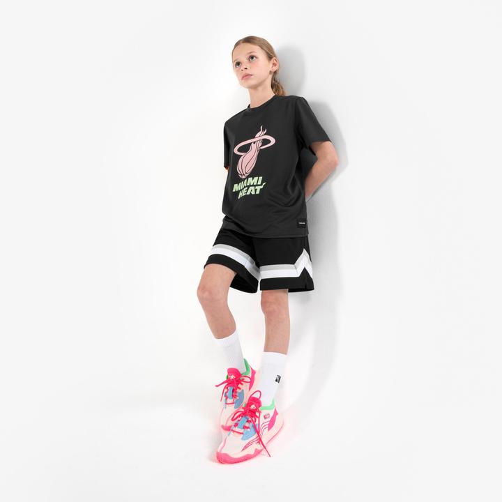 Image du produit Tarmak Chaussures de basket enfants basses NBA Miami Heat - Fast 900 Low-1 rose (35)