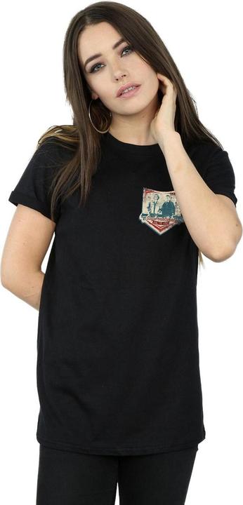 Actual product image Supernatural Womens/Ladies Winchester Breast Print Cotton Boyfriend T-Shirt (XXL)