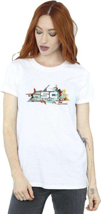 Immagine prodotto Disney Lightyear Star Command Graphic Title Maglietta Ampia Donna (3XL)