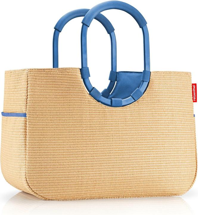 reisenthel Einkaufskorb loopshopper L Frame Raffia Blue