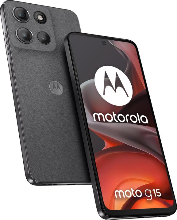 Motorola Moto G15 (128 GB, Gravity Gray, 6.72", Dual SIM, 50 Mpx, 4G)