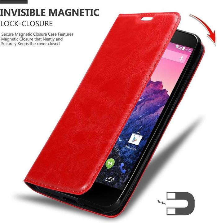 Actual product image Cadorabo Book Invisible Magnet Cover (LG Nexus 5)