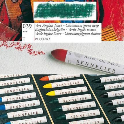 Immagine prodotto Sennelier Pastello a olio formato standard Vert Anglais Fonce 39 (Verde cromo, 1 x)