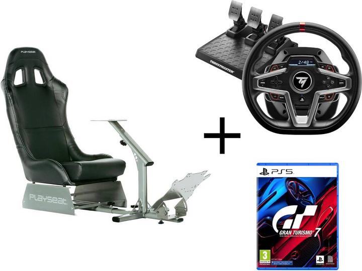 Thrustmaster T248 + Playseat Evolution + Gran Turismo 7