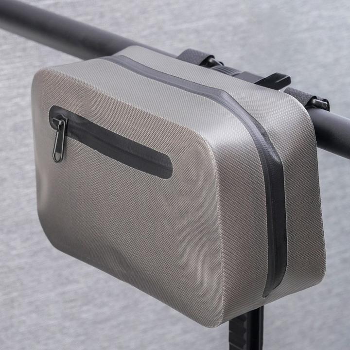 OEM Bicycle accessory Handlebar bag for bike / scooter waterproof with zipper FSBFB-674 blue