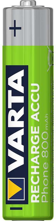 Image du produit Varta Recharger le téléphone d'Accu (2 pcs, AAA, 800 mAh)