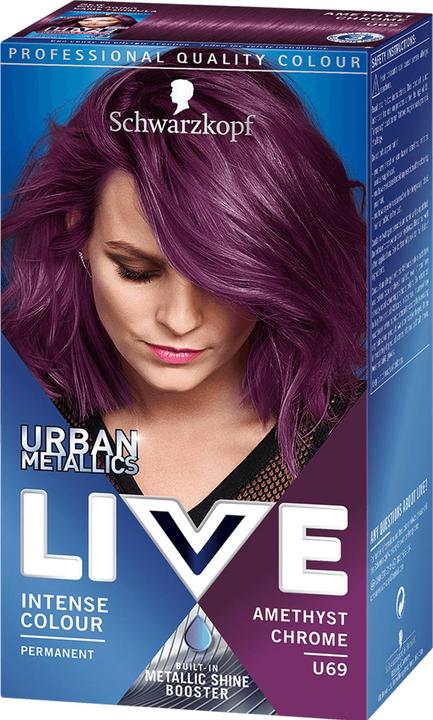 Actual product image Schwarzkopf Live Urban Metallics (U69 Amethyst Chrome)