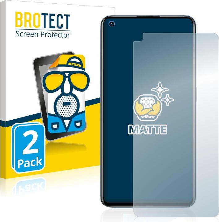 Actual product image BROTECT Anti-glare screen protector matt (2 Piece, Realme GT Neo 2)