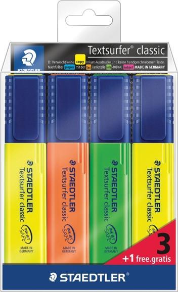 Actual product image Staedtler 364-S WP4P (Multicoloured, 1 x)