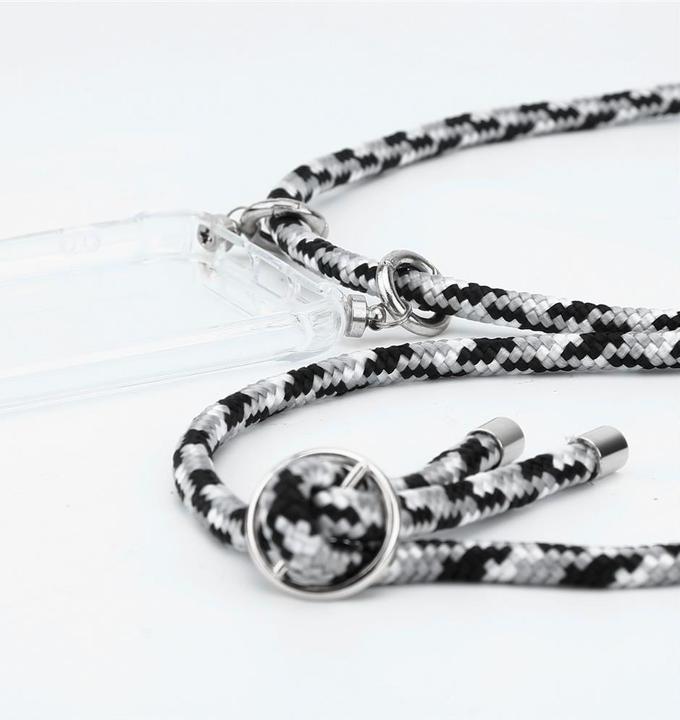 Actual product image Cadorabo TPU Mobile Phone Chain SILVER Cover