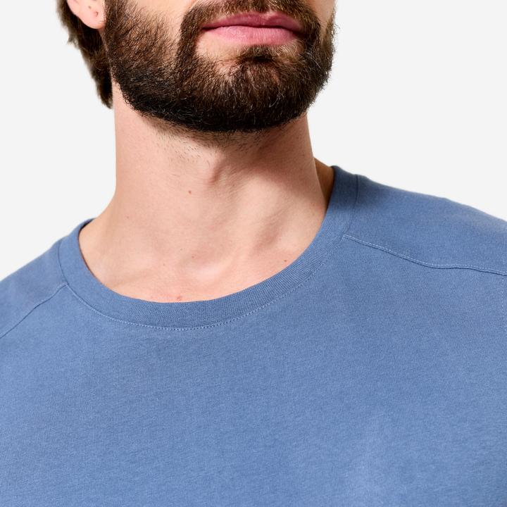 Image du produit Domyos Débardeur de fitness extensible homme, bleu comète (L)