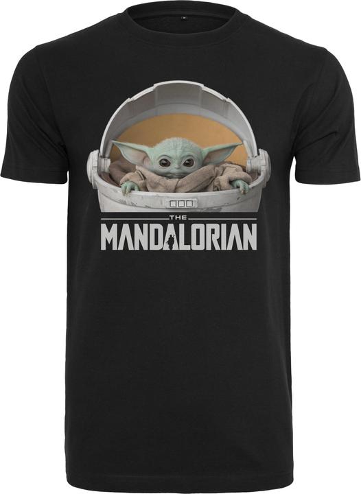 Mister Tee Baby Yoda Mandalorian Logo Tee