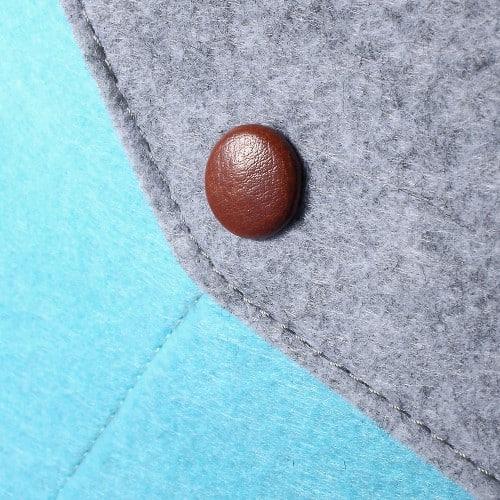 Actual product image Ueli Express Felt bag with case 13 inch turquoise (13")