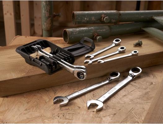 Immagine prodotto Stanley Chiave ad anello a cricchetto (17 mm, 12 mm, 14 mm, 10 mm, 13 mm)