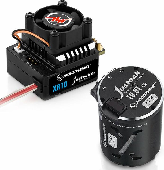 Image du produit Hobbywing Xerun Justock Combo G3S avec 21.5 Turn 2050kV pour Crawler 1:10, F1