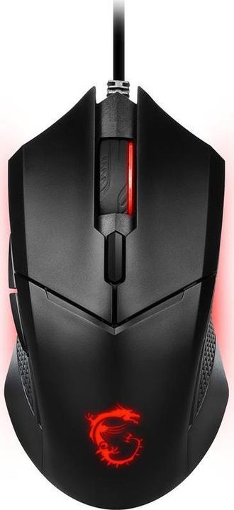MSI CLUTCH GM08 Optical Gaming Mouse "4200 DPI Optical Sensor, 6 Programmable buttons (Cable)