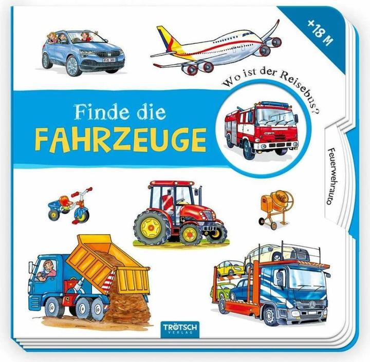 Actual product image Finde die Fahrzeuge Drehscheibenbuch (German)