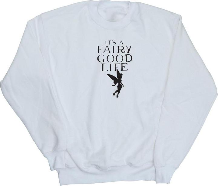 Actual product image Disney Girls Tinkerbell Fairy Good Life Sweatshirt (140, 146)