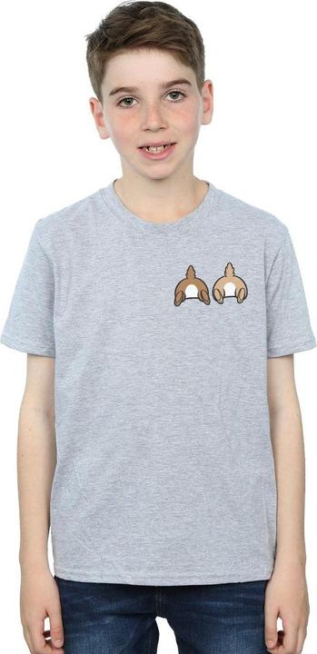 Actual product image Disney Boys Chip N Dale Backside Breast Print T-Shirt (152, 158)