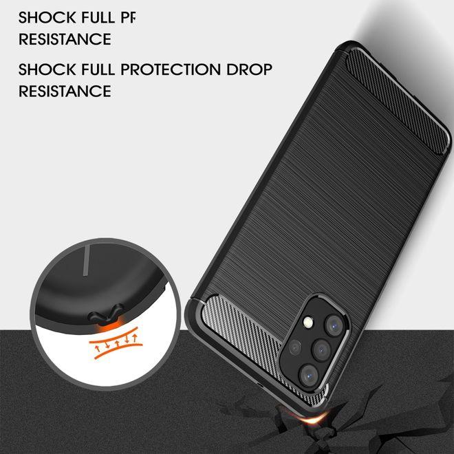 Productafbeelding MU Style Koolstofvezel TPU Softcase-serie (Samsung Galaxy A32)