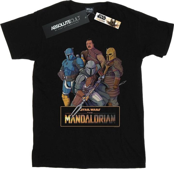 Produktbild Star Wars The Mandalorian Character Collage TShirt (4XL)