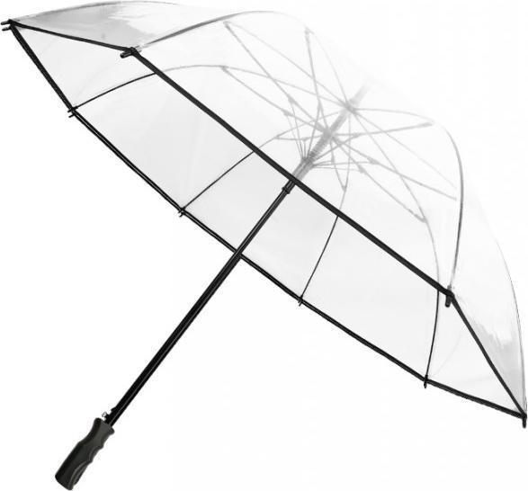 MGA SMATI Ladies FullAutomatic Golf Umbrella Transparent Large Umbrellas for 2 XXL (Black)