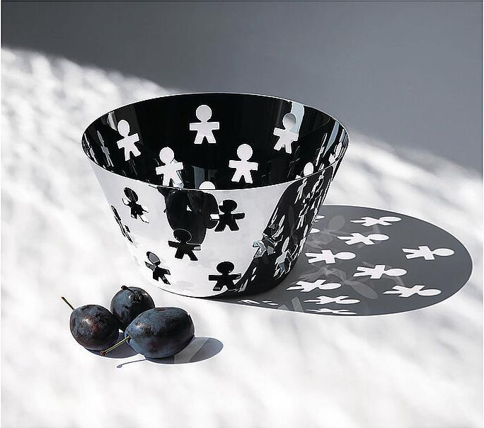 Produktbild Alessi Korbschale silberfarben