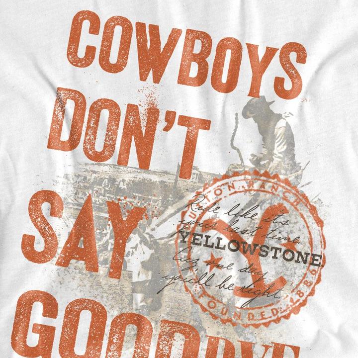 Produktbild Yellowstone Cowboys Don't Say Goodbye TShirt (XL)