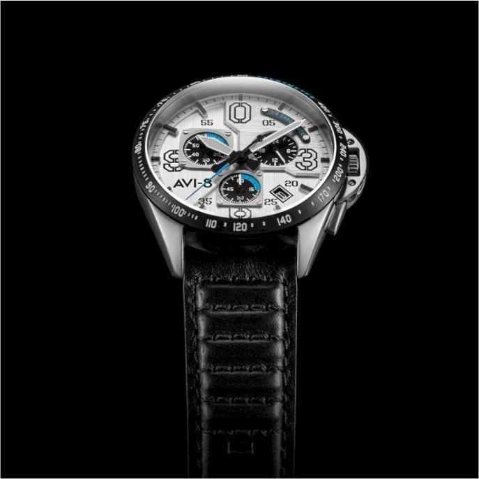 Immagine prodotto AVI-8 AV-4077-01 P-51 Mustang Cronografo 43mm 5ATM (Orologio da polso analogico, 43 mm)