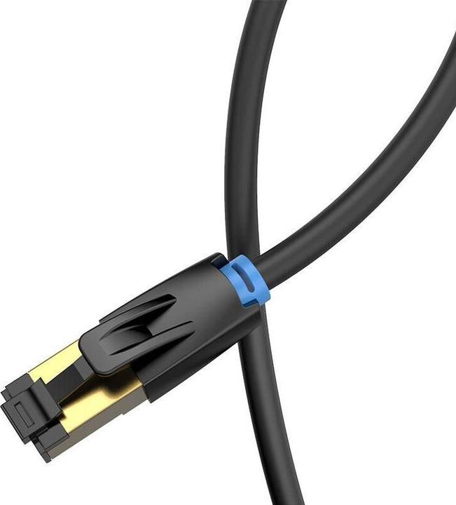 Actual product image Vention Category 8 SFTP Network Cable IKABK 8m Black (S/FTP, CAT8.1, 8 m)