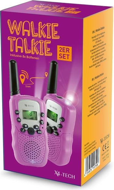 Produktbild X4 TECH Walkie Talkie 2er Set pink (3 km)
