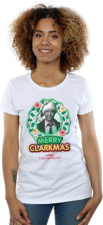Image du produit National Lampoon´s Vacation T-shirt en coton Clarkmas Greyscale Femmes/Dames (M)