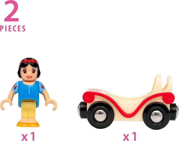 Image du produit Brio Chemin de fer Disney Princess Blanche-Neige avec wagon