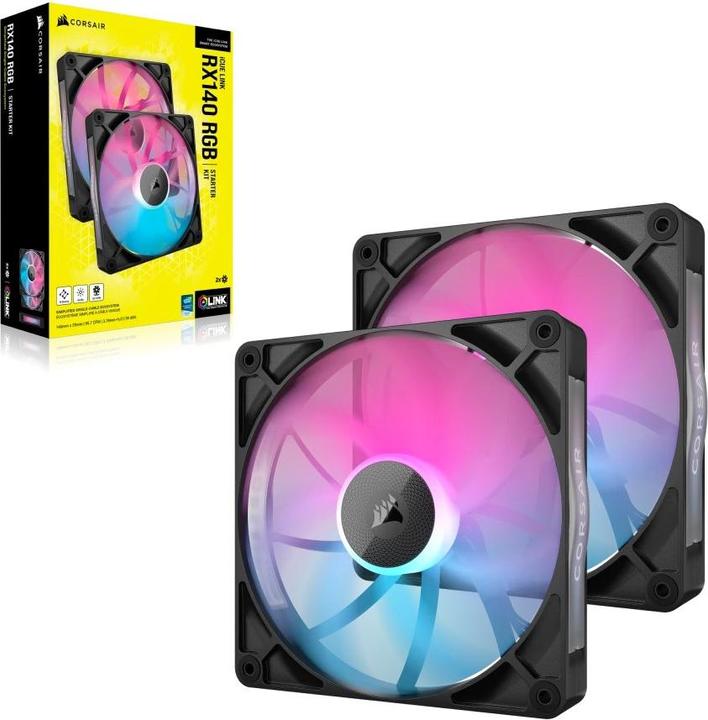 Actual product image Corsair Link RX140 (140 mm, 2 x)