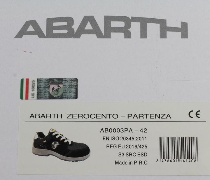 Actual product image Abarth Safety shoes Zerocento Partenza (39)