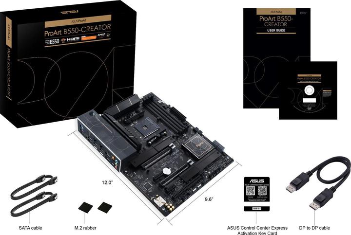 Produktbild ASUS PROART B550-CREATOR (AM4, AMD B550, ATX)