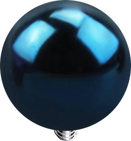Immagine prodotto Star Piercing Palla di ancoraggio dermico blu scuro con rivestimento in titanio (Acciaio chirurgico 316L, senza ottone)
