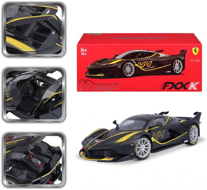 Produktbild Bburago Diecast 1:18 Signature Ferrari Ferrari Fxx K #44 Black Ages 3+ 18-16907