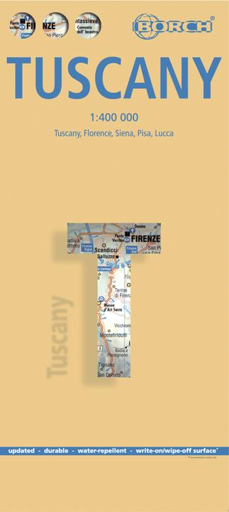 Produktbild Toskana / Toscana 1 : 400 000. Road Map + City Maps