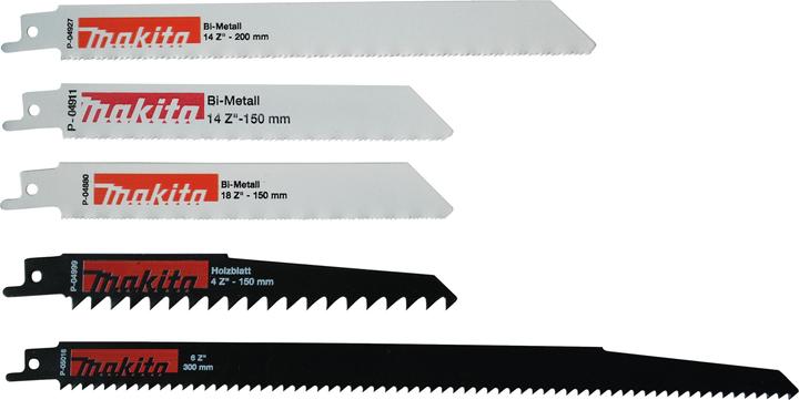 Produktbild Makita 5 tlg. Säbelsägeblatt Set Reciprosägeblatt-Set