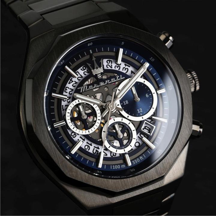 Actual product image Maserati Skeleton Stile (Chronograph, 45 mm)