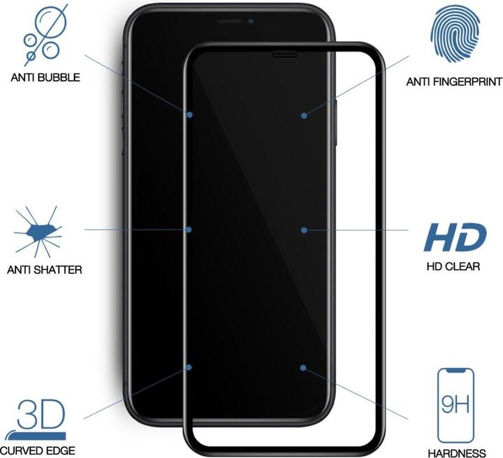Image du produit Woodcessories Premium Glass 3D (1 pièce(s), Apple iPhone XS Max, Apple iPhone 11 Pro Max)